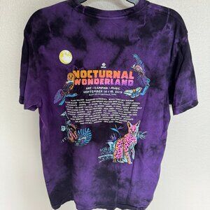 Nocturnal Wonderland T-Shirt, Men's size M, Electric Music, Rave